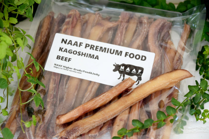 ナッキー　胸肉ジャーキー　牛ロングホルバー 牛ホルバージャーキー ロング 400g (冷凍) – Nフードサービス
